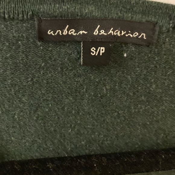 Urban Behavior Green long sleeve body con shirt - Picture 2 of 2